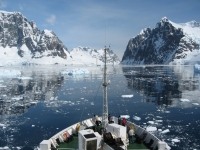 Naviguer en mer en Antarctique